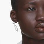 Серьги-Кольца Dextera Swarovski - фото