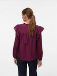 Блуза VERO MODA VMTRINE, Wine red - фото 4