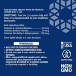 Life Extension Суперкомплекс селена с витамином Е 100 вегетарианских капсул - фото 3