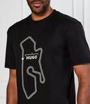 Футболка дроуд Loose fit Hugo, черный - фото 4