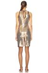 Мини-платье без рукавов The Attico, Gold - фото 3