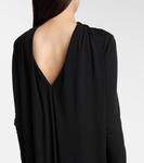 Облегающее платье миди из джерси Toteme, Black - фото 6