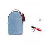 SPRAYGROUND Хлопковый рюкзак унисекс джинсовый синий - фото 11