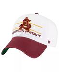 Мужская белая шапка Arizona State Sun Devils Gridiron Clean Up Adjustable '47 Brand - фото