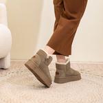 Зимние ботинки женские O.L, цвет Chestnut - фото 4