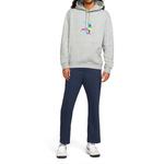 Толстовка Nike graphic hoodie 'Grey', серый - фото 3