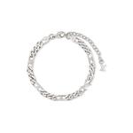 Браслет LV Figaro Louis Vuitton, серебряный - фото