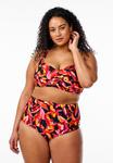 Плавки бикини MIT PRINT Zizzi, красный - фото