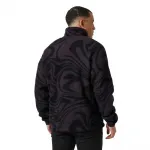 Флис Helly Hansen Panorama Printed Pile Snap full zip, черный - фото 2