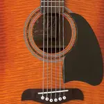 Акустическая гитара Oscar Schmidt OG2FYS - Dreadnought, цвет Flame Yellow Sunburst - фото 5