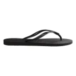 Женские тонкие шлепанцы Havaianas, чёрный - фото 4