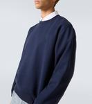 Кассандр свитшот из хлопкового джерси Saint Laurent, Navy - фото 5