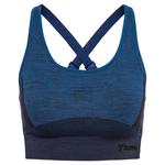 Спортивный топ Hummel Cleaa Seamless, синий - фото