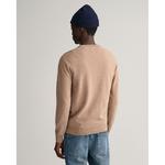 Свитер Gant Superfine Lambswool Crew Neck, коричневый - фото 2