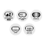 Горнолыжные очки Lightyear Noir Jaune Reactiv 2-4 Polarized Julbo - фото 2