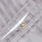 Постельное белье HOMESCAPES, плотность 330, серое, 135 х 200 см - фото 3