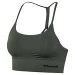 Спортивный топ Hummel Tiffy Seamless, зеленый - фото 3