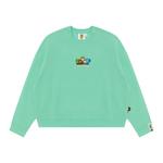 Свитшот женский Aape, зеленый - фото 5