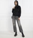 Свитер со стразами Loose fit Karl Lagerfeld, черный - фото 2