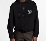 Куртка LOUIS VUITTON x Nigo Squared LV Zipped Hood Blouson 1A7X7, черный - фото 4