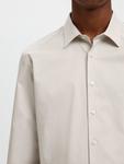 Рубашка Slim Fit на пуговицах SELECTED, песочный - фото 2