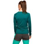 Лонгслив Trangoworld Naret Half Zip, зеленый - фото 2