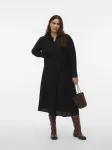 Платье-Рубашка vmcotea Vero Moda Curve, Black - фото