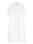 Платье-рубашка с короткими рукавами Jil Sander, белый - фото