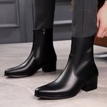 Черные мужские ботинки LUOMAIKE - фото 7