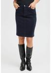 Юбка А-силуэта PULZ PULZ, синий - фото 2