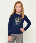 Блуза regular fit Guess, темно-синий - фото