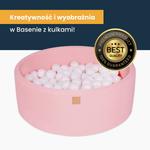 Бассейн MeowBaby круглый сухой детский 90х40см/ - фото 4