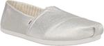 Ботинки TOMS Women's Alpargata Slip-On Shoes, Silver Glimmer - фото 3