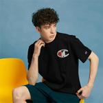 Футболка унисекс Champion, серый/синий - фото 20