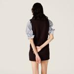 Флисовое платье MIU MIU, черный - фото 3