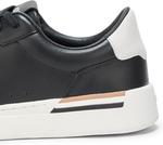 BOSS Мужские кожаные кроссовки Clint Low Profile, Black Gloss - фото 4