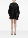 MSGM платье-рубашка с завязками, черный - фото 2