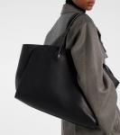 Сумка-тоут Marlo 17 из кожи The Row, Black Ans - фото 2