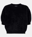 Джемпер из кашемира с эффектом браш Lisa Yang, Black Brushed - фото