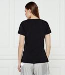 Футболка женская Liu Jo Sport со стразами, черный - фото 3