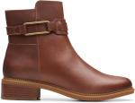Женские ботильоны Clarks Maye Bella, Tan Leather - фото 2