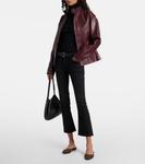 Джинсы клеш Jodi укороченные AG Jeans, Washed Black - фото 2