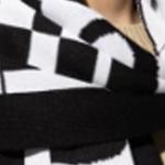 VERSACE JEANS COUTURE Шарф с логотипом интарсия, Multicolor - фото 2