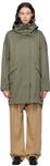 Пальто цвета хаки Оливин Canada Goose - фото