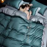 LUOLAI HOME Постельное белье 4 предмета, простыня 200 см, пододеяльник 220x240 см - фото 3