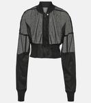 Хлопковая куртка-бомбер Rick Owens, черный - фото