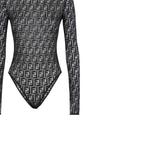 FENDI Кружевной боди By Marc Jacobs Black - фото 8