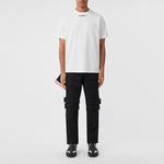 Футболка оверсайз с принтом Monster Graphic Burberry, белый - фото 4