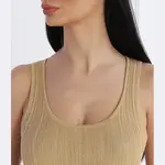 Облегающий топ Liu Jo, золотой - фото 3