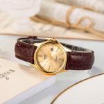 Часы CASIO Quartz Waterproof Gold Analog, желтый - фото 4